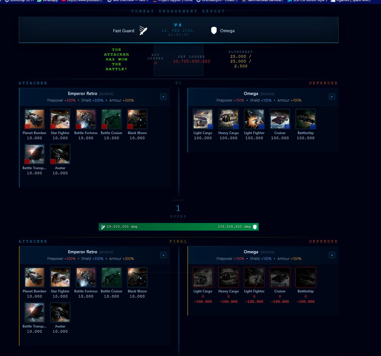Combat Reports